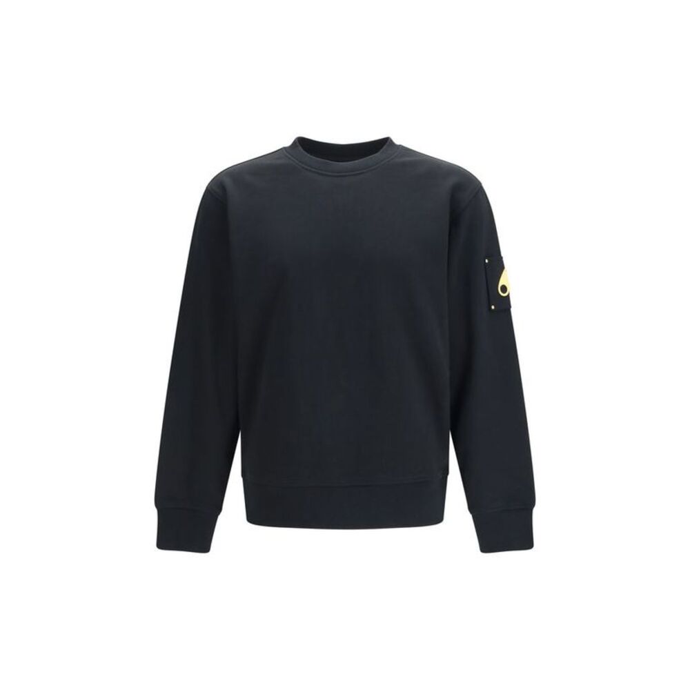 Moose Knuckles Black Cotton Men's Sweatshirt